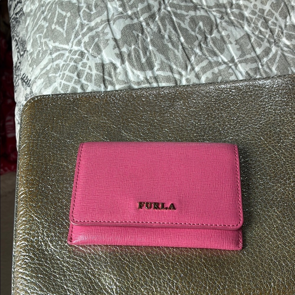 Furla Babylon Business Card Holder CC Wallet Leather